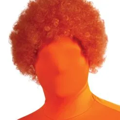 2nd Skin Orange Wig For Adults