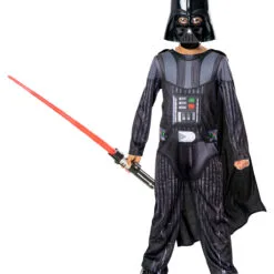 Darth Vader Costume With Lightsaber For Kids - Disney Star Wars