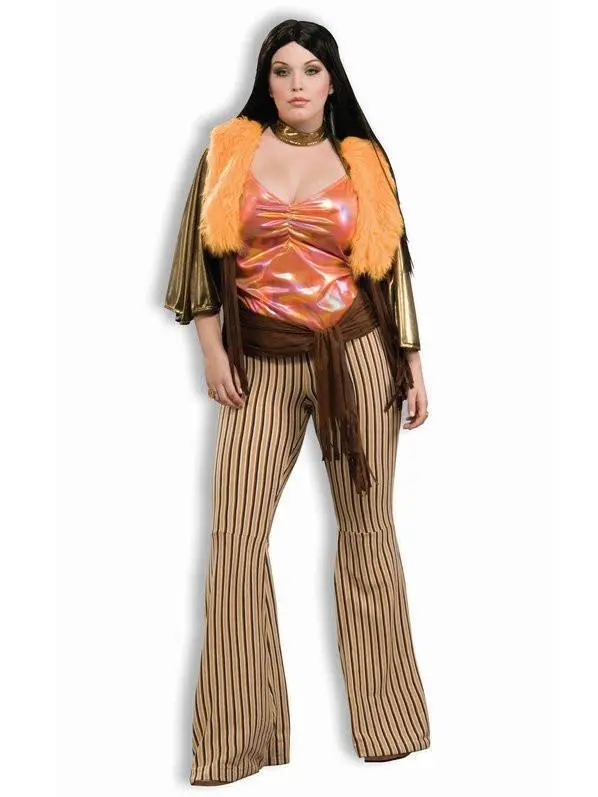 60s Babe Plus Size Costume For Adults