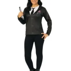 Agent M Costume Top For Adults - Men In Black 4