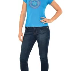 American Dream Rhinestone T-Shirt For Adults - Marvel Avengers