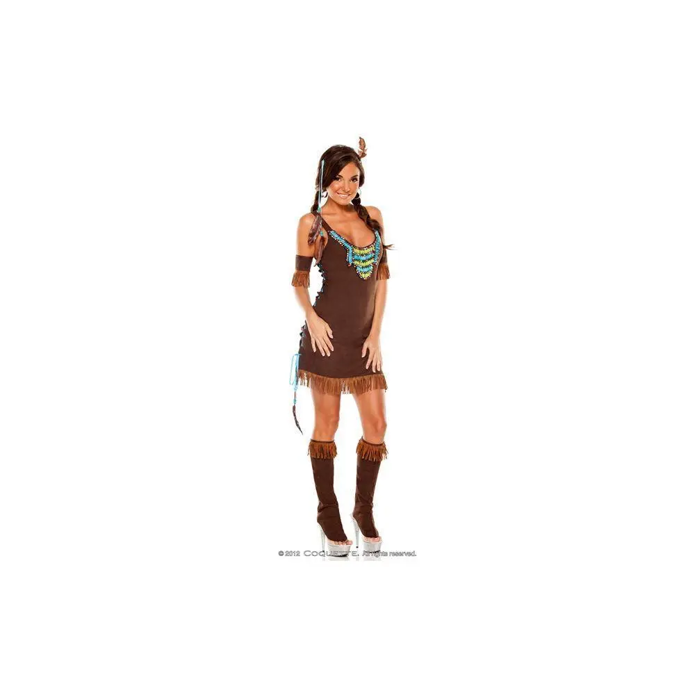 Coquette American Indian Costume For Adults