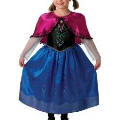 Anna Deluxe Costume For Kids - Disney Frozen