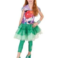 Ariel Hooded Dress For Kids - Disney The Little Mermaid