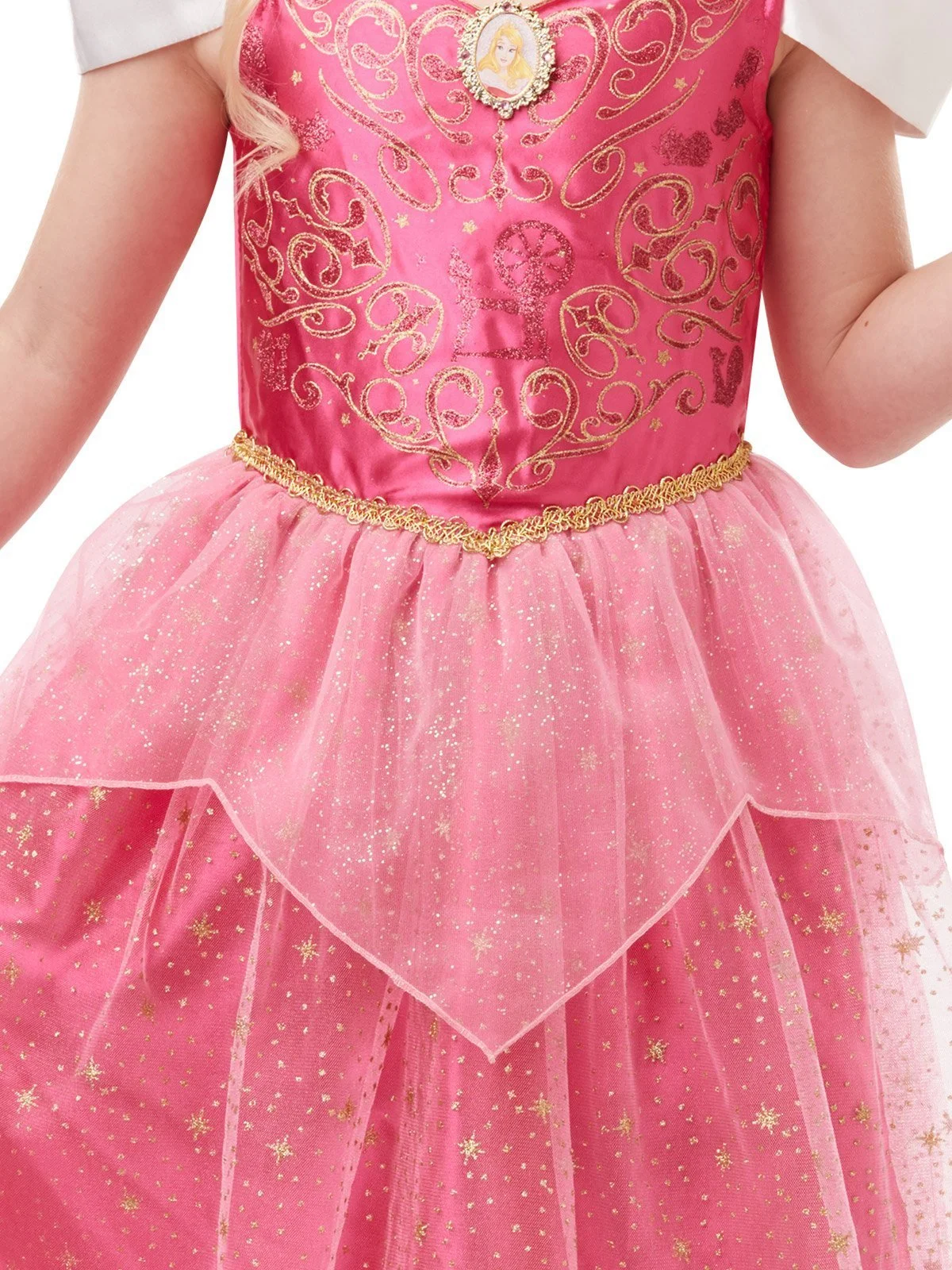 Aurora Glitter & Sparkle Costume For Kids - Disney Sleeping Beauty - Image 2