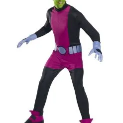 Beast Boy Costume For Adults - Warner Bros Teen Titans