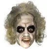 Beetlejuice 3/4 Vinyl Mask With Hair For Adults - Warner Bros Beetlejuice