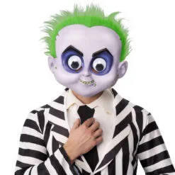 Beetlejuice Googly Eyes Mask For Adults - Warner Bros Beetlejuice