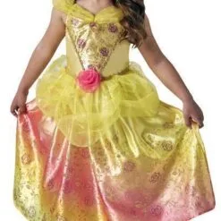 Belle Rainbow Deluxe Costume For Kids - Disney Beauty And The Beast