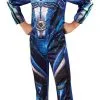 Blue Rangers Costume For Kids - Saban Power Rangers Hasbro