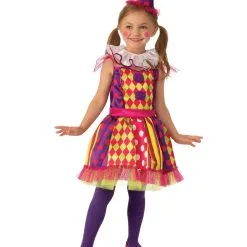 Bright Clown Costume For Kids