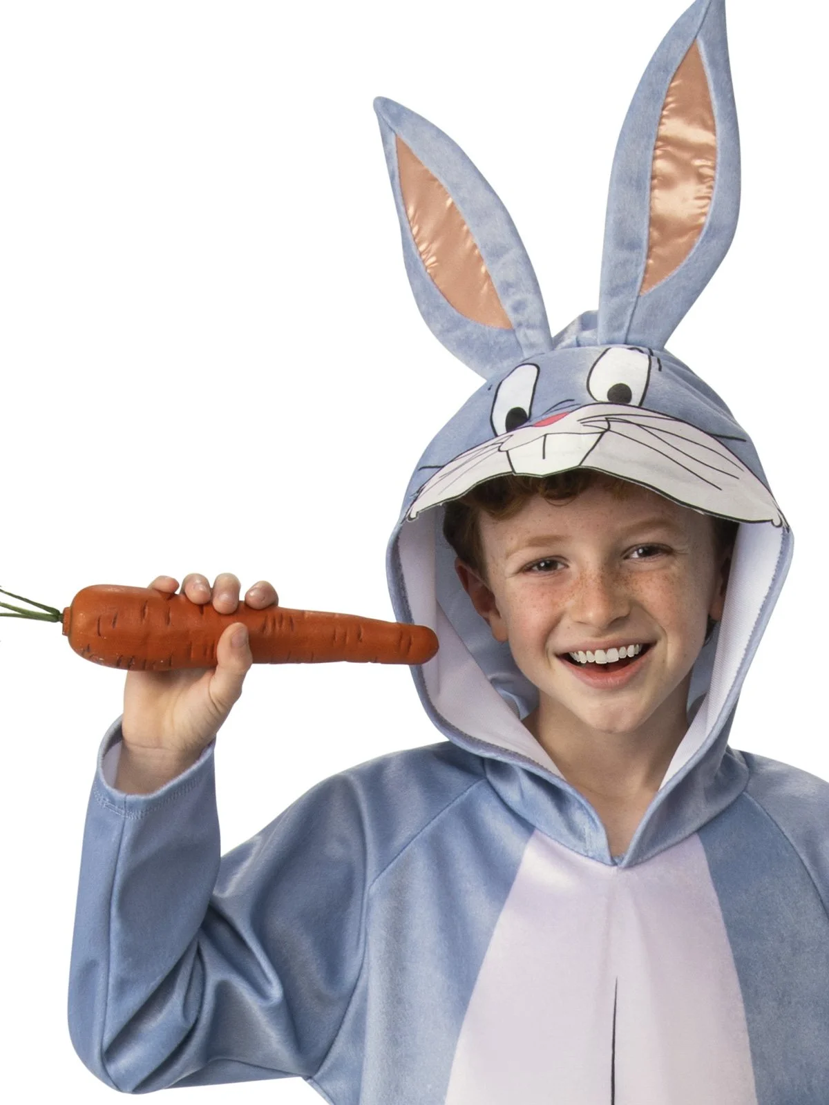 Bugs Bunny Unisex Jumpsuit Costume For Kids - Warner Bros Space Jam 2 - Image 2