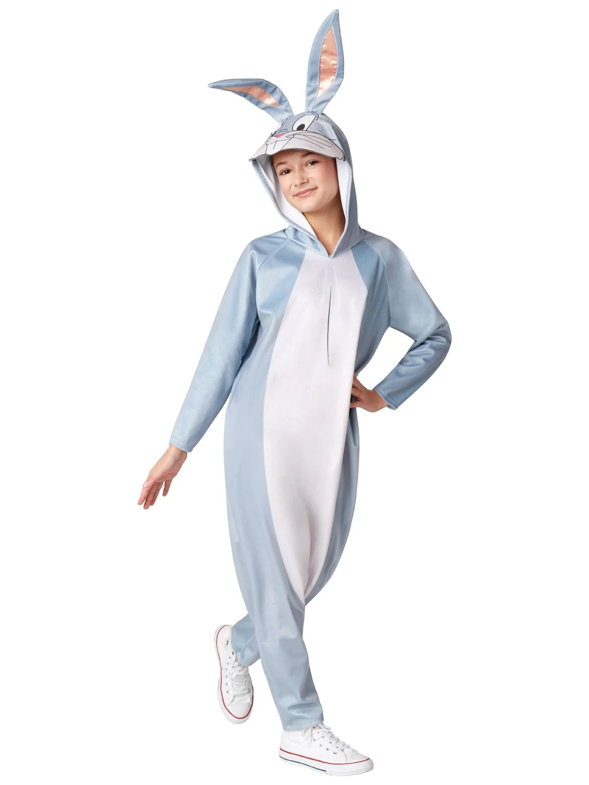 Bugs Bunny Unisex Jumpsuit Costume For Kids - Warner Bros Space Jam 2 - Image 3