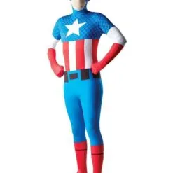 Captain America 2nd Skin Costume For Adults - Marvel Avengers