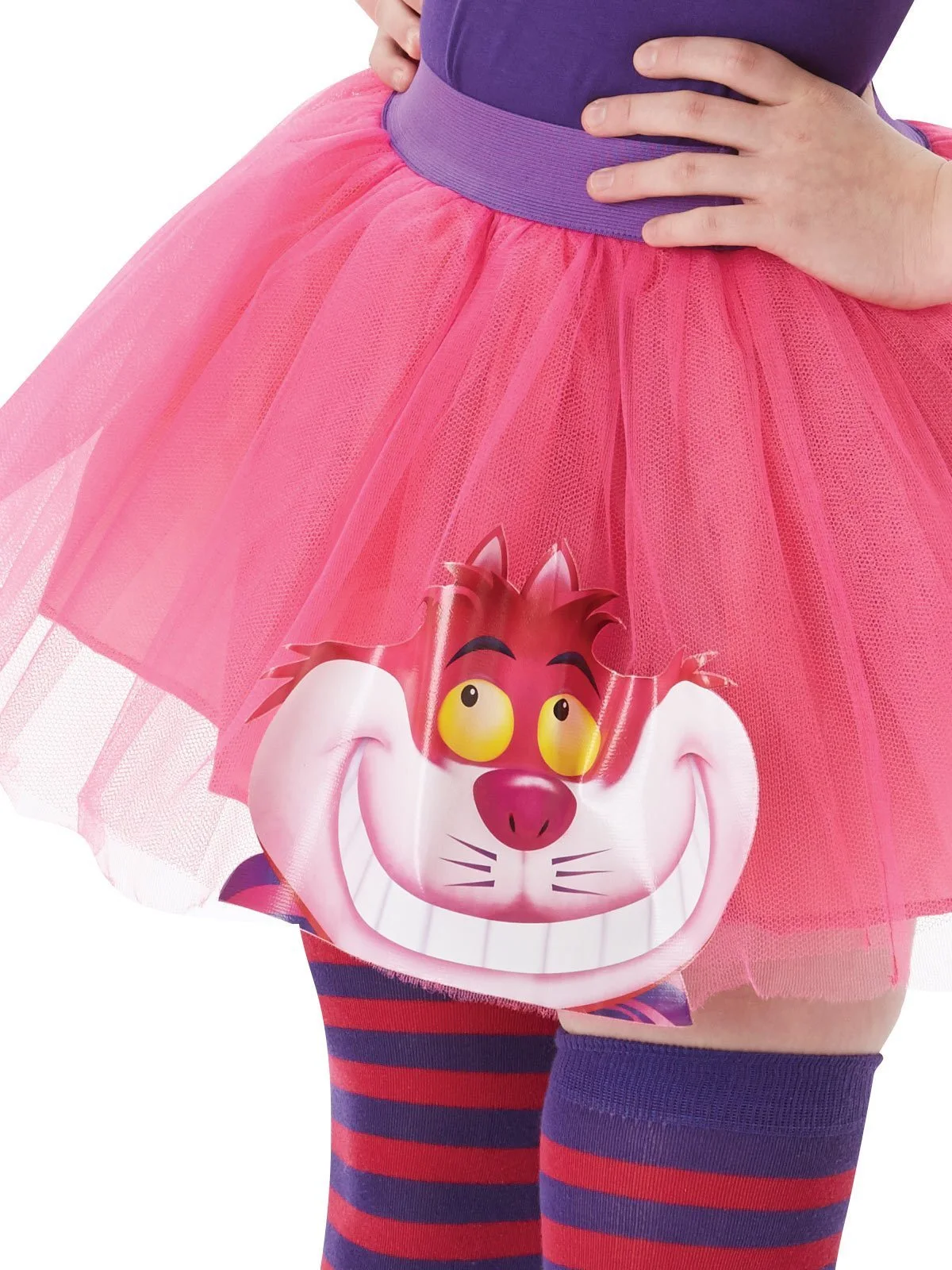 Cheshire Cat Tutu & Ears Set For Teens - Disney Alice In Wonderland - Image 3