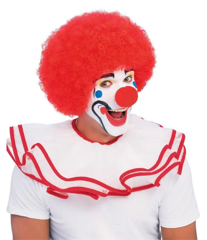 Clown Red Wig For Adults