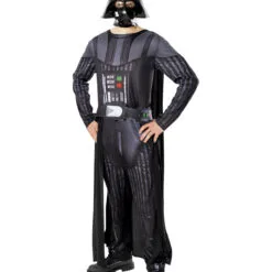 Darth Vader Printed Jumpsuit Costume For Adults - Disney Star Wars