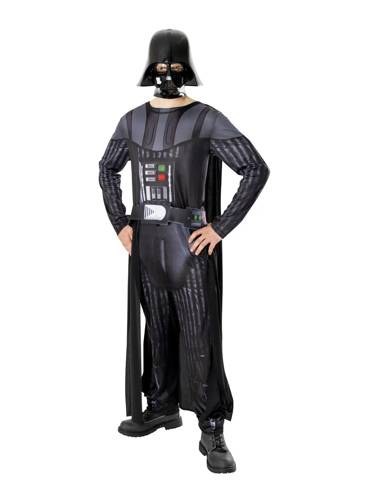 Darth Vader Printed Jumpsuit Costume For Adults - Disney Star Wars