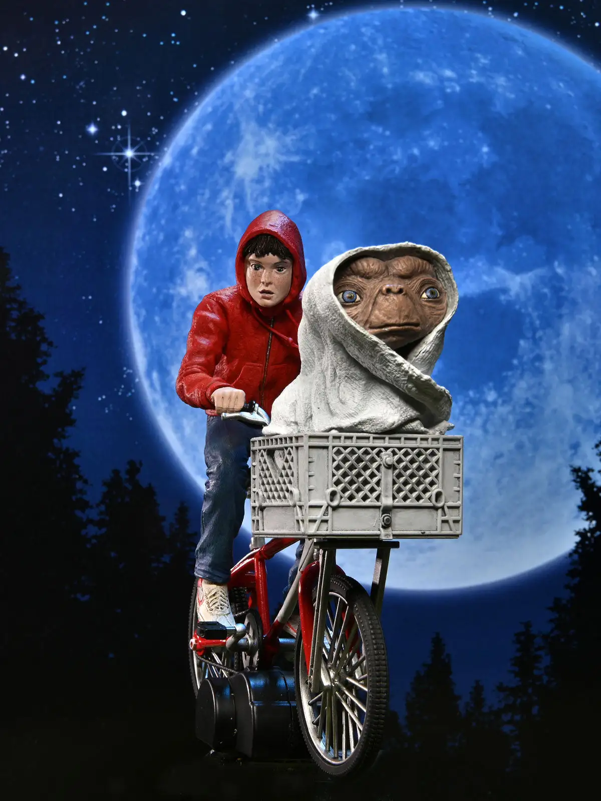 E.T. & Elliot On Bicycle - 7" Scale Action Figurine - E.T. The Extra Terrestrial - NECA Collectibles - Image 2