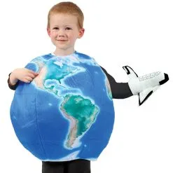 Earth In Space Globe Costume For Kids