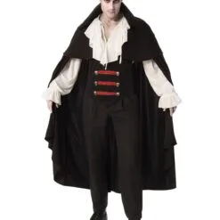Elegant Vampire Man Costume For Adults