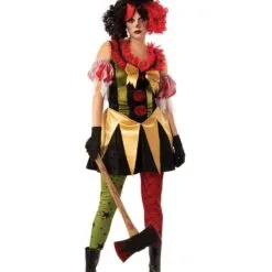 Evil Clown Lady Costume For Adults