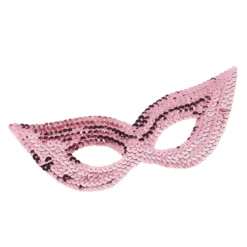 Pink Sequin Eye Mask For Adults