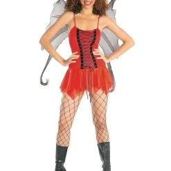 Fairy 'Crimson Fairy' Costume For Adults
