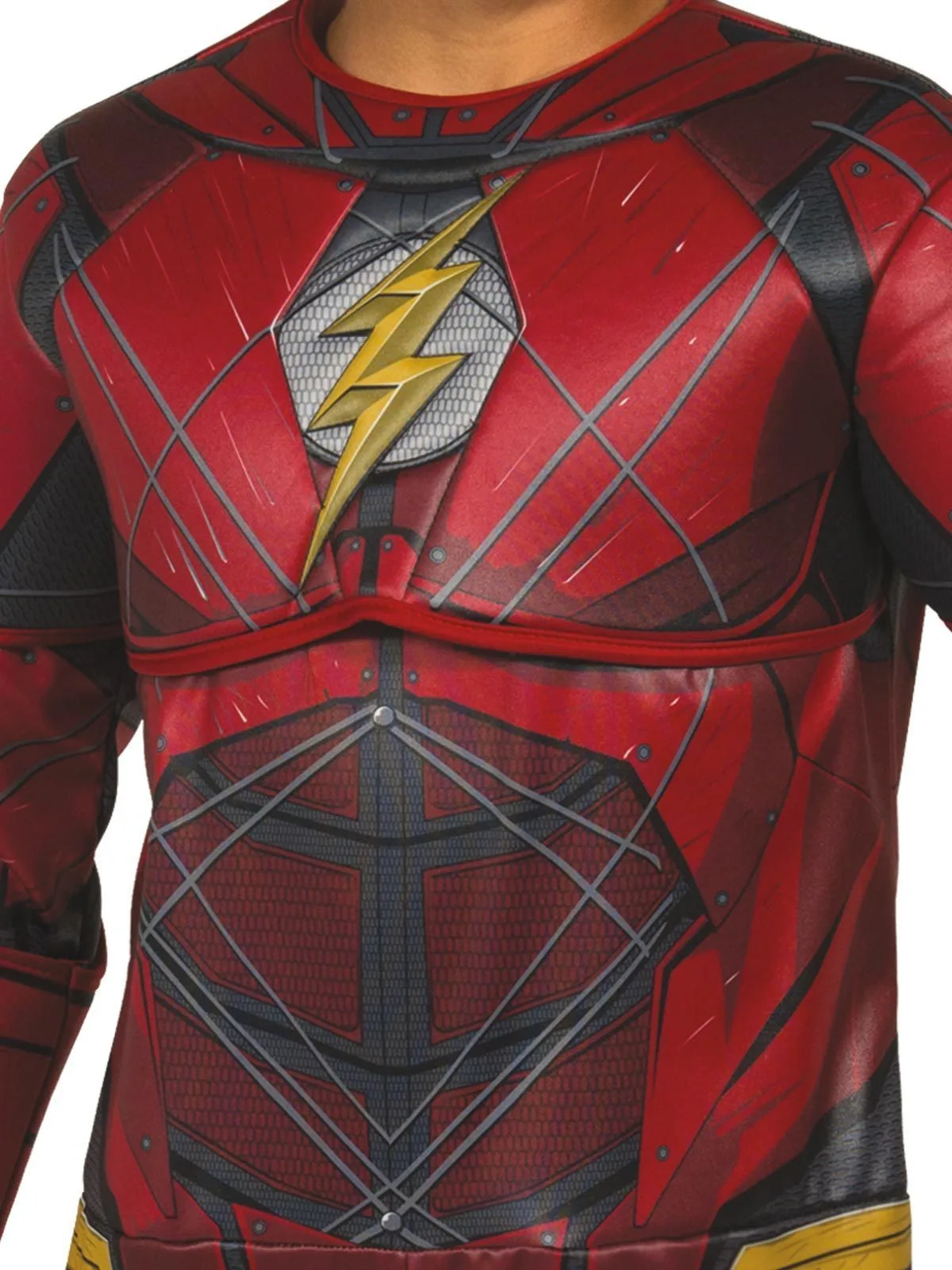 Flash Deluxe Costume For Kids - Warner Bros Justice League - Image 2