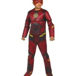Flash Deluxe Costume For Kids - Warner Bros Justice League