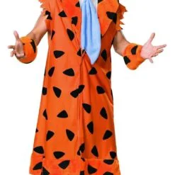 Fred Flintstone Deluxe Costume For Adults - Warner Bros The Flintstones