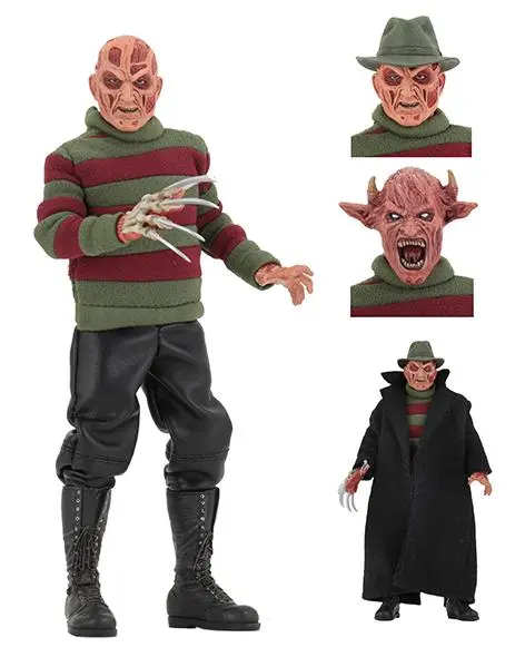 Freddy Kreuger - 8” Clothed Action Figure - Nightmare On Elm Street - NECA Collectibles