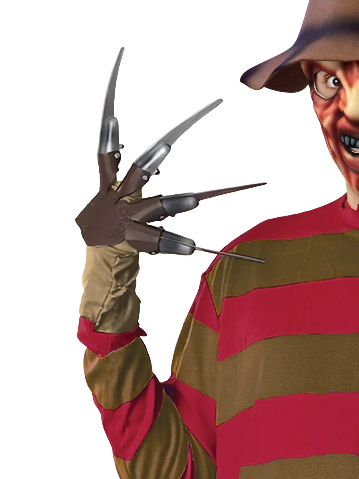 Freddy Krueger Costume Set For Adults - Warner Bros Nightmare On Elm St - Image 3