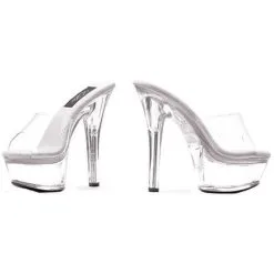 Glass Slipper Platform Stiletto Shoe US Size For Adults