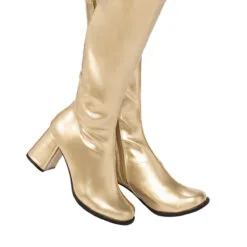 Go Go Gold Boots For Adults