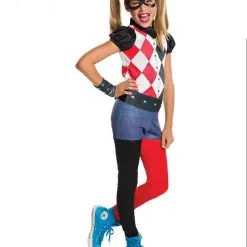 Harley Quinn Costume For Kids - Warner Bros DC Super Hero Girls