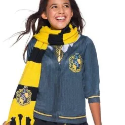 Hufflepuff Deluxe Scarf For Kids - Warner Bros Harry Potter