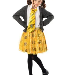 Hufflepuff Deluxe Tutu Skirt For Kids - Warner Bros Harry Potter