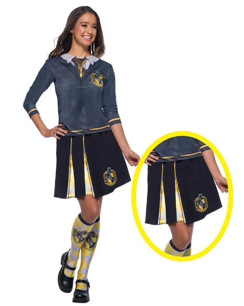 Hufflepuff Skirt For Adults - Warner Bros Harry Potter