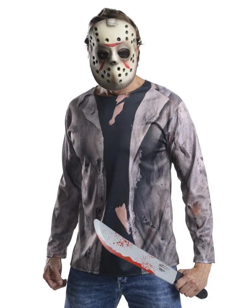 Jason Voorhees Deluxe Costume For Adults - Friday The 13th
