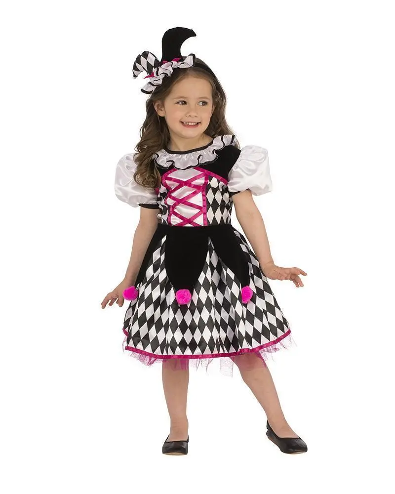 Jester Girl Costume For Kids