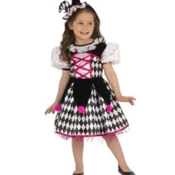 Jester Girl Costume For Toddlers