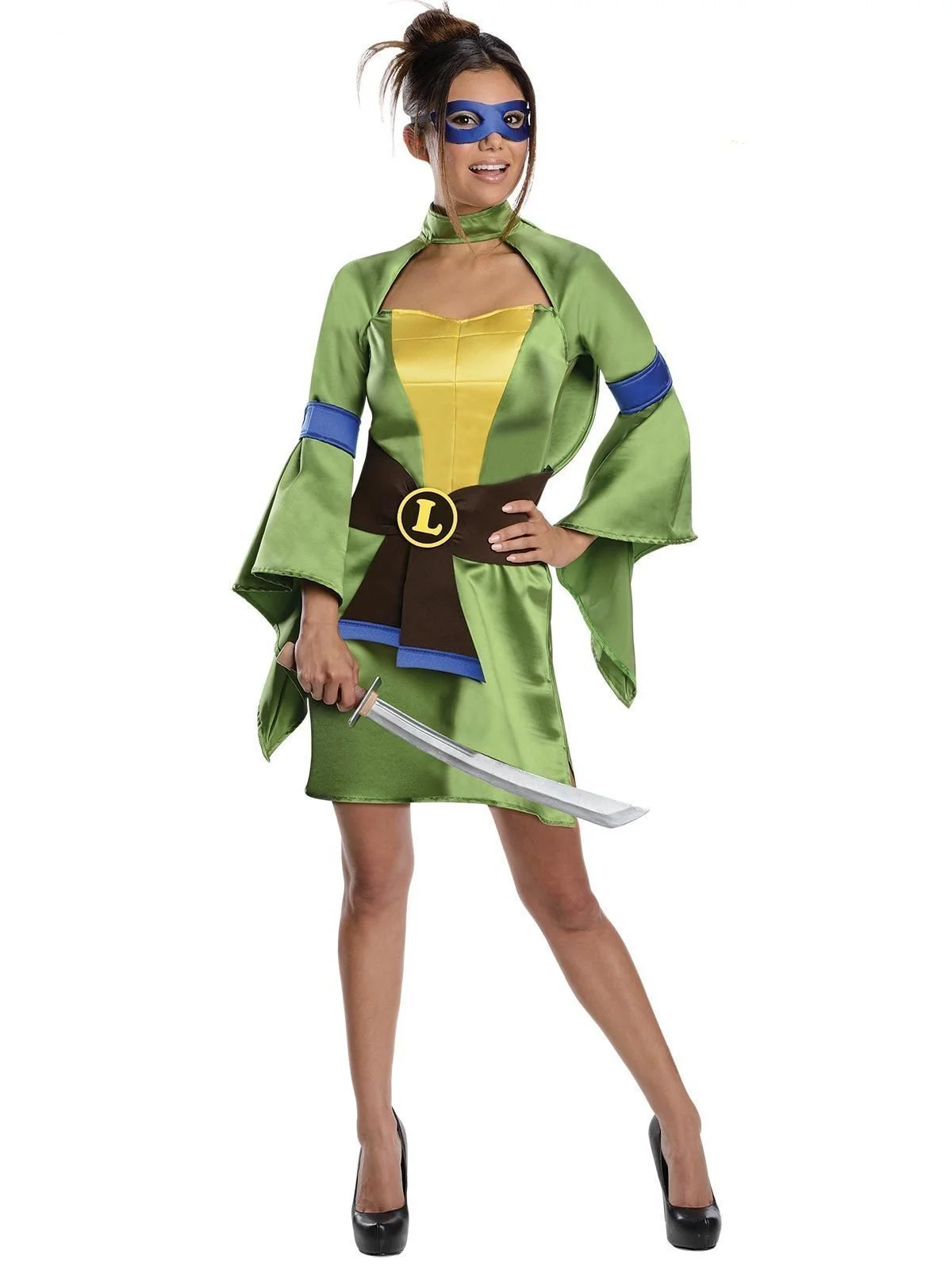 Leonardo Kimono Costume For Adults - Nickelodeon Teenage Mutant Ninja Turtles
