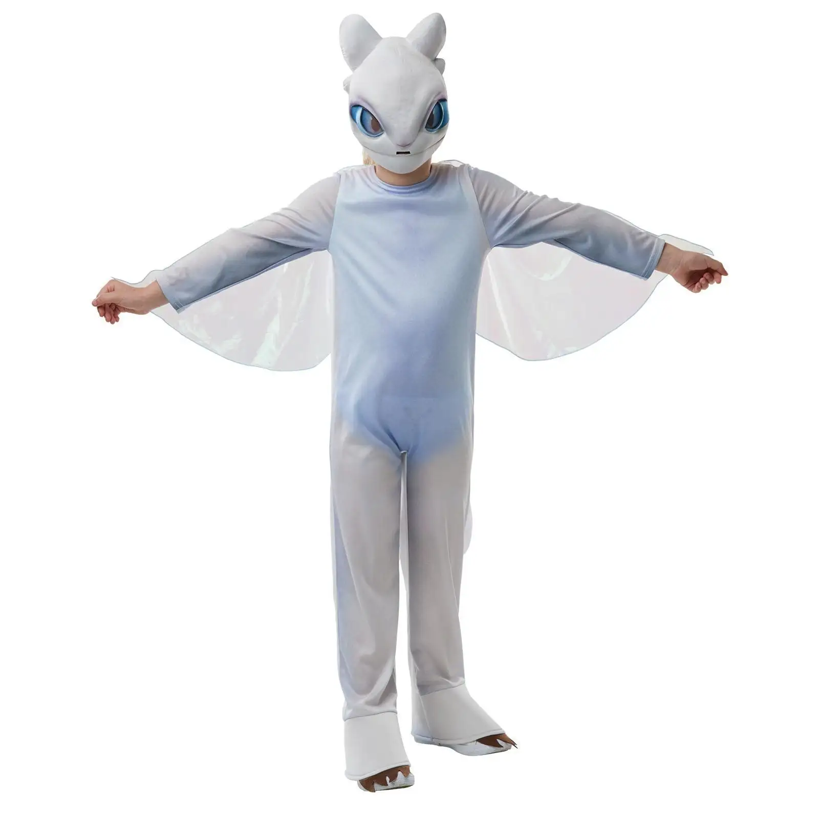Light Fury Deluxe Costume For Kids - Universal How To Train Your Dragon - Image 3