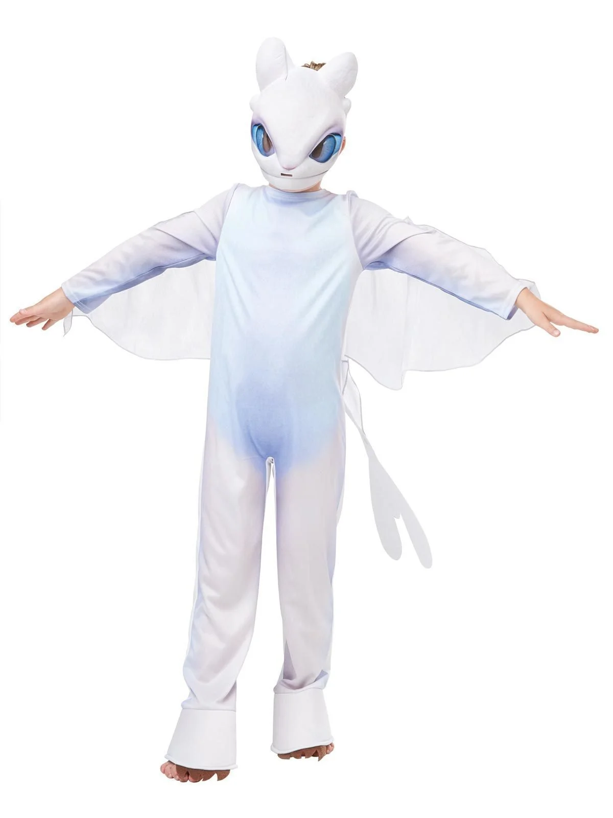 Light Fury Deluxe Costume For Kids - Universal How To Train Your Dragon