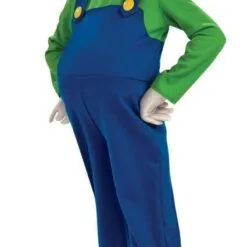 Luigi Deluxe Costume For Kids - Super Mario Bros