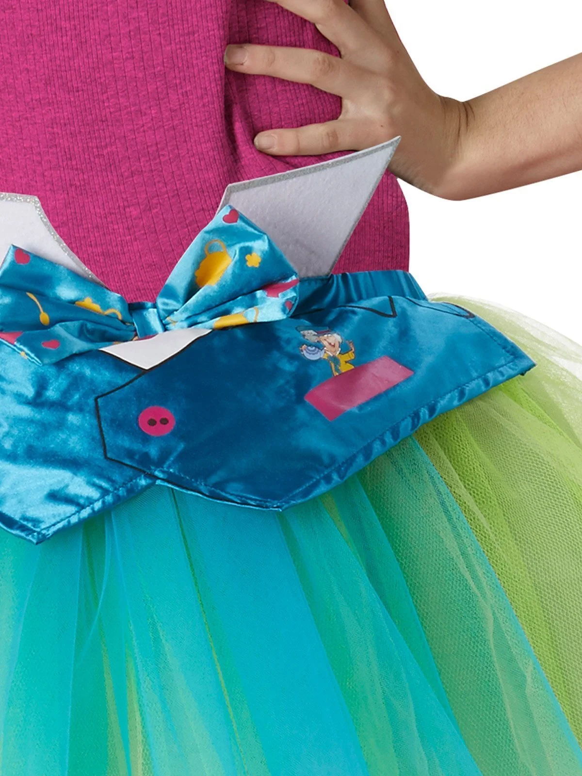Mad Hatter Tutu Skirt & Headband Set For Teens - Disney Alice In Wonderland - Image 4