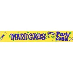 Mardi Gras 20 Foot Party Banner