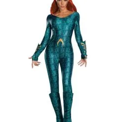 Mera Deluxe Costume For Adults - Warner Bros Aquaman