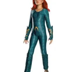 Mera Deluxe Costume For Kids - Warner Bros Aquaman